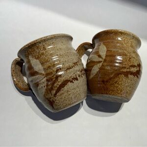 Vintage Vancouver Island Artisan Pottery Mugs
